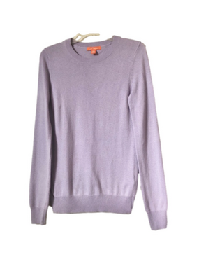 Joe Fresh Lavender Cotton/Rayon/Cashmere Blend Knit Sweater Small